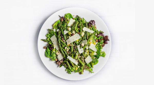 Grilled Asparagus and Portobello Mushrooms with Shallot Vinaigrette - The iBody Detox
