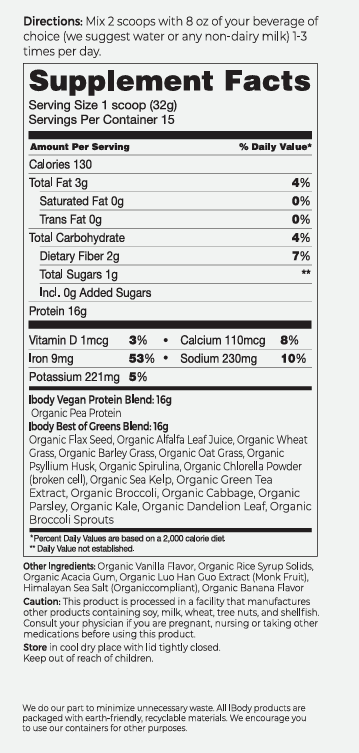 Detox Powder Vegan